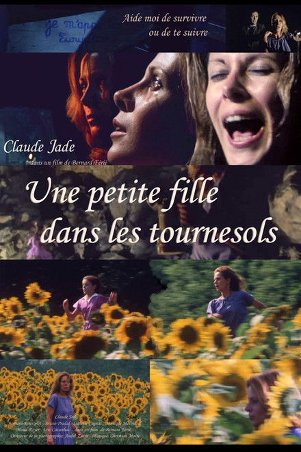 Une petite fille dans les tournesols