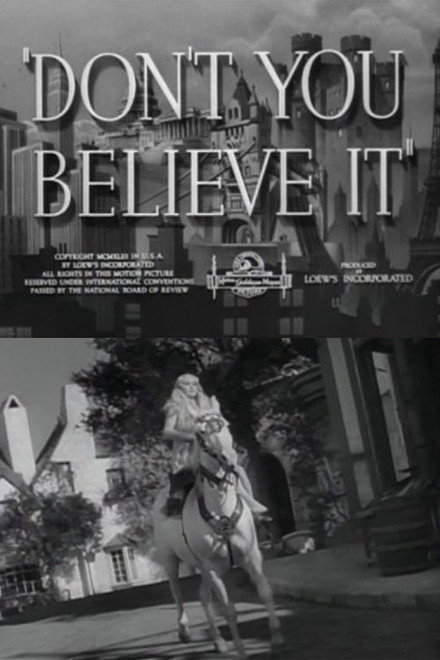 Don't You Believe It