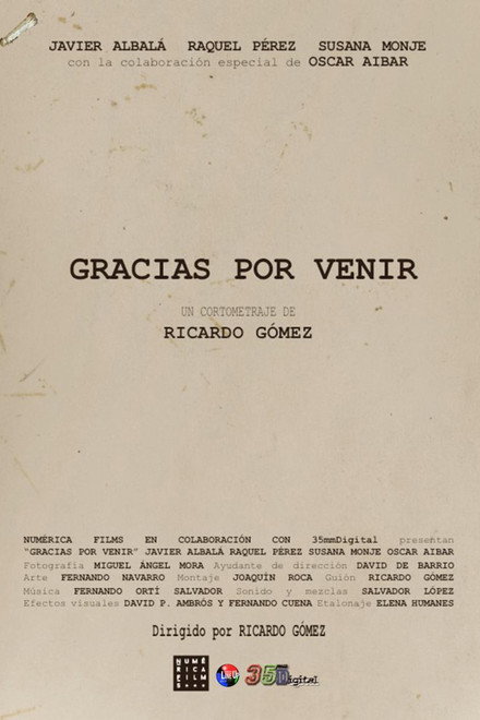 Gracias por venir