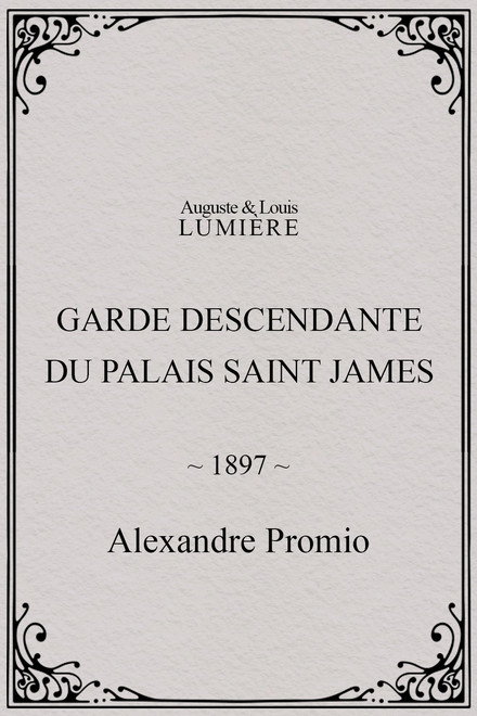 Garde descendante du Palais Saint James