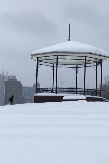 After a snowstorm