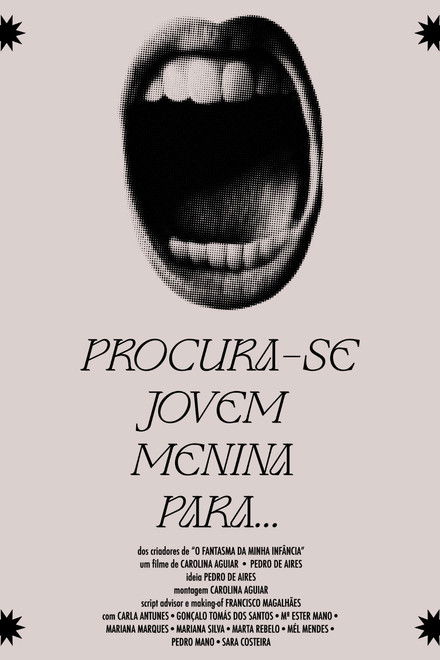 Procura-se jovem menina para...