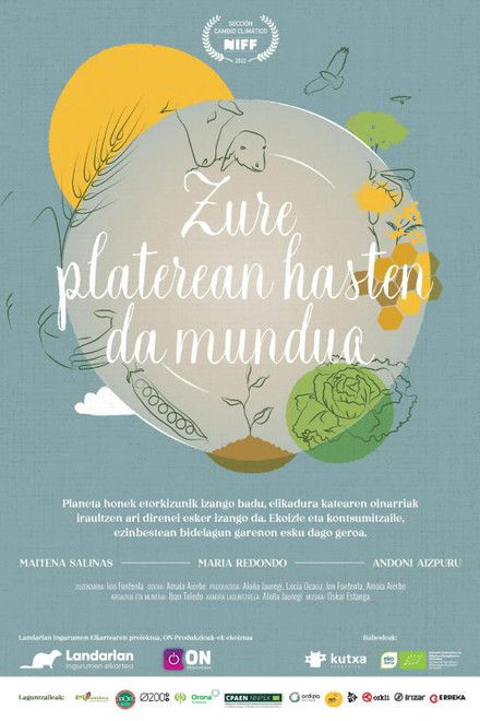 Zure platerean hasten da mundua