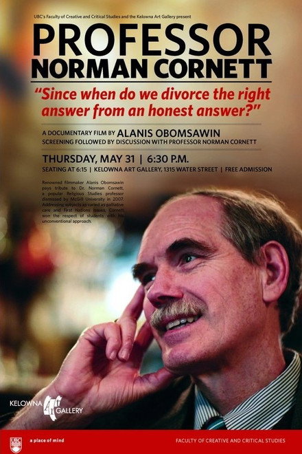 Professor Norman Cornett: 'Since when do we divorce the right answer from an honest answer?'