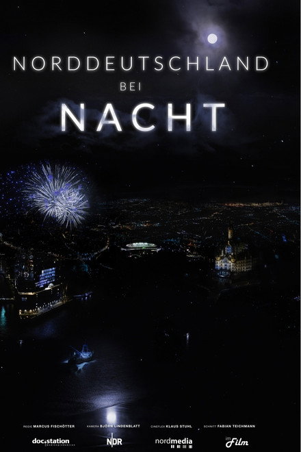 Norddeutschland bei Nacht