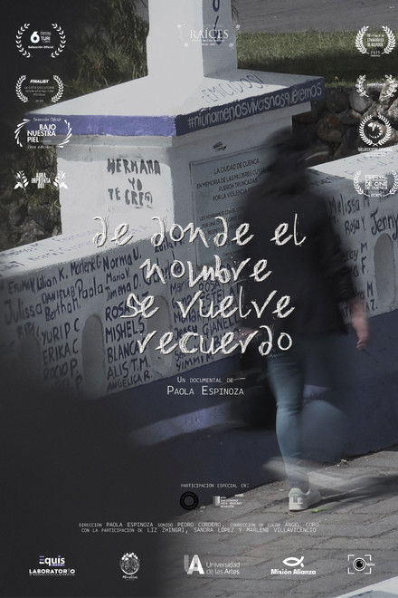 De donde el nombre se vuelve recuerdo