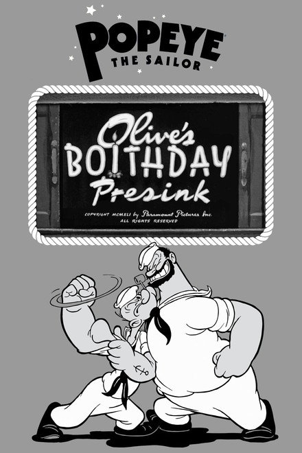 Olive's Boithday Presink