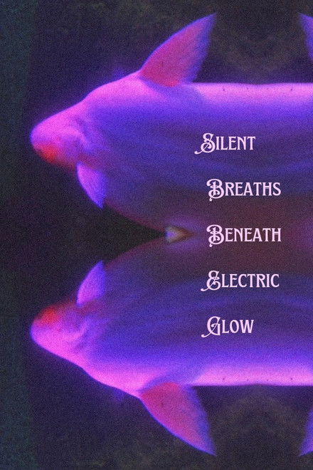 Silent Breaths Beneath Electric Glow